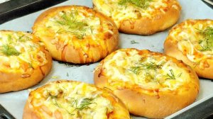 МИНИ ПИЦЦА! БЫСТРО И ОЧЕНЬ ВКУСНО, СЪЕДАЮТСЯ В МИГ. Водушное тесто как пух! Сочная начинка!