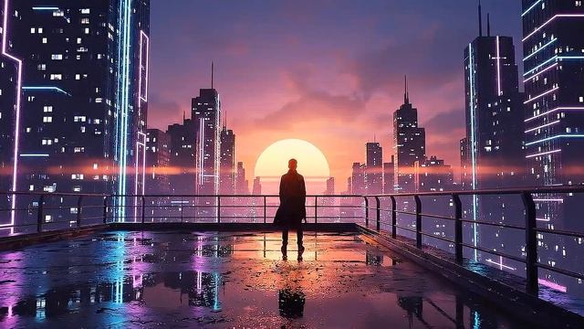 Dark Synthwave Mix Vol.8 🌃 1 Hour Cyberpunk Neon Noir BGM ｜ Neon Horizon