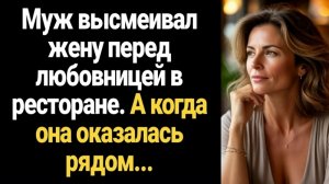ИСТОРИИ ИЗ ЖИЗНИ/Муж высмеивал жену перед любовницей в ресторане