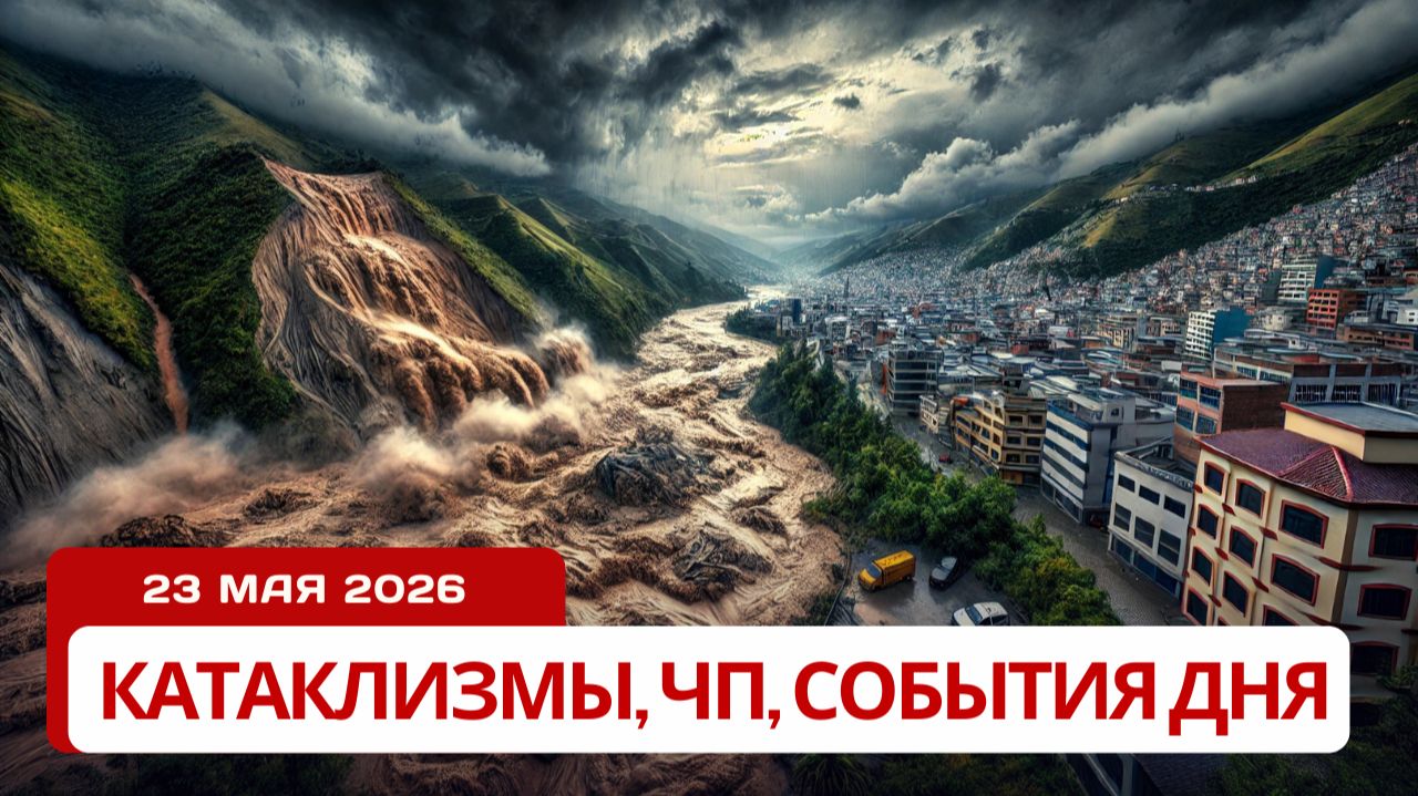 Новости Сегодня 23.05.2026 Катаклизмы сегодня, ЧП, События дня | Европа Россия США Китай Индия