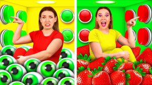 1000 Загадочных Кнопок и Только Одна Тебя Спасет # Смешные Cитуации от BooBoom Challenge