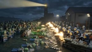 «зомби атакуют из океана» 😱— эпическое выживание LEGO Мультфильм