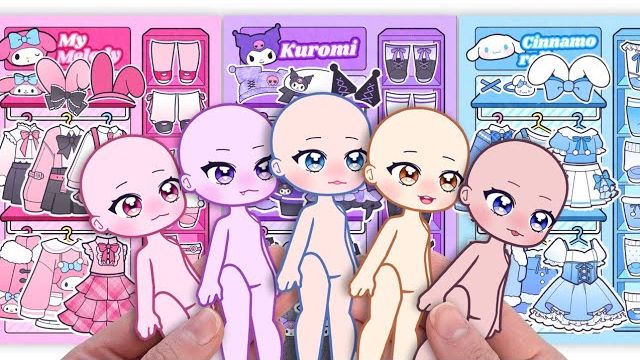 💗Журнал от Хелло Китти /Май мелоди и Куроми / Помпомпурин / Керопи. Бумажные поделки смотреть онлайн