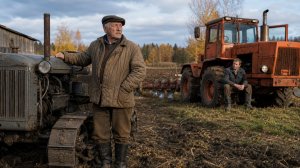 Старый тракторист 31 год работал без приписок, а молодой выскочка решил его обогнать через свояка