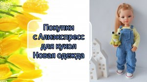 Покупки для кукол с Алиэкспресс. Новая одежда для Мии и Паолочек