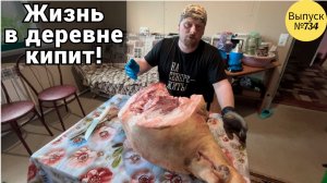 Вот так и живём в Сибири! Домашняя тушёнка и весенние заботы в огороде.