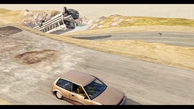 BeamNG Drive тесты случайных машин — гонки и краш‑тесты