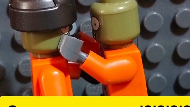 растения против зомби LEGO анимация