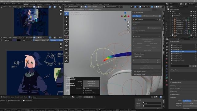 Coloso - A to Z of NPR Animation in Blender 22-1. Modeling & Rigging Practice - Body 10