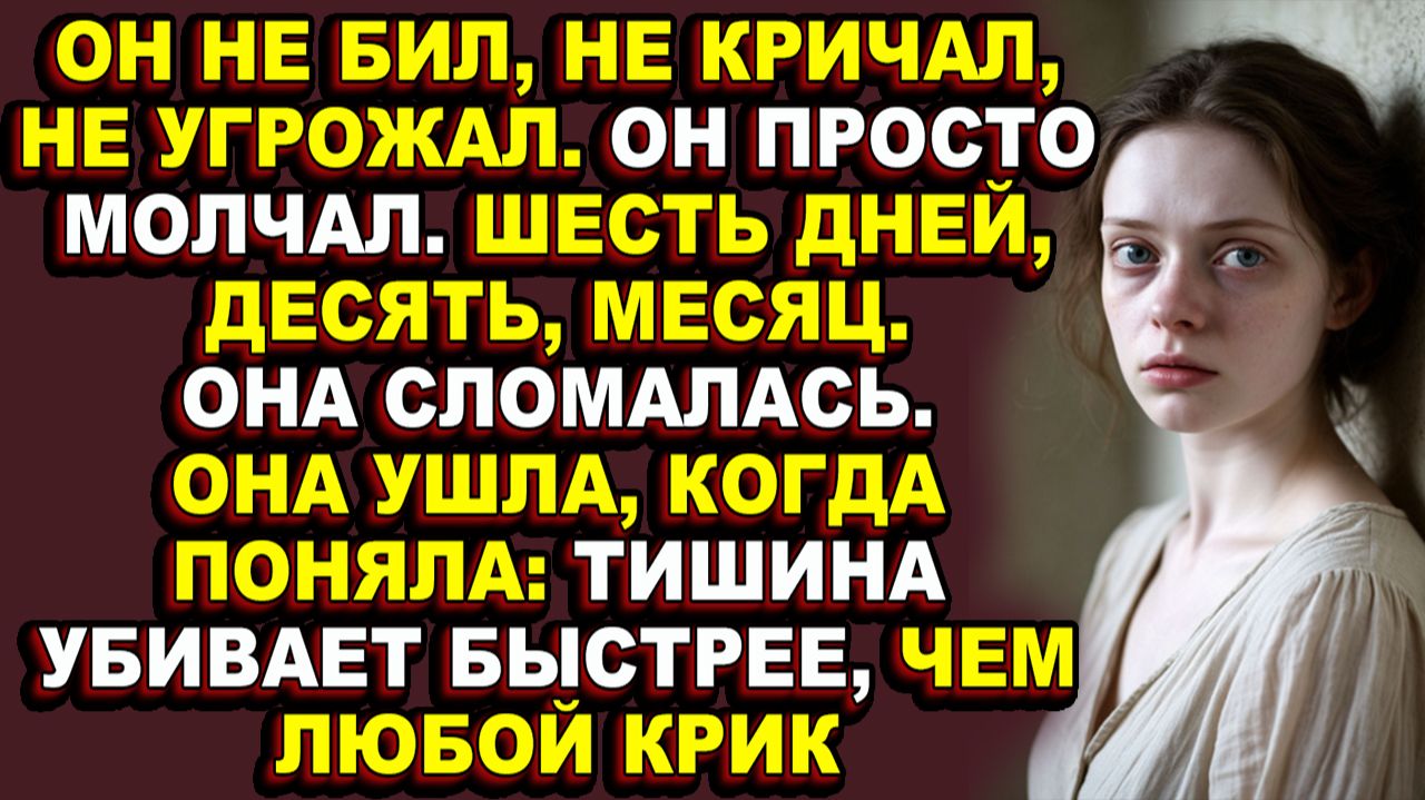 Истории из жизни|Муж дрессировал её молчанием, уверенный, что власть остаётся за ним|Аудио рассказы