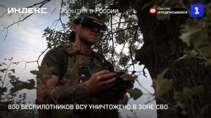 800 беспилотников ВСУ уничтожено в зоне СВО