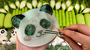 ASMR мыльные коробочки с крахмалом и шариками 🧼 хруст соды и мел 💚 нарезка мыла