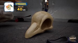 Сравнение размеров черепов покемонов в 3D #pokemon