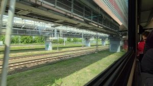 поездка на электропоезде ЭГЭ2Тв-058 Иволга 4.0 N°7454 Апрелевка Железнодорожная