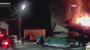 В Ханты-Мансийске полицейские спасли семью из горящего дома
