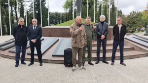 В Абхазии прошёл десятый день добровольца Донбасса.