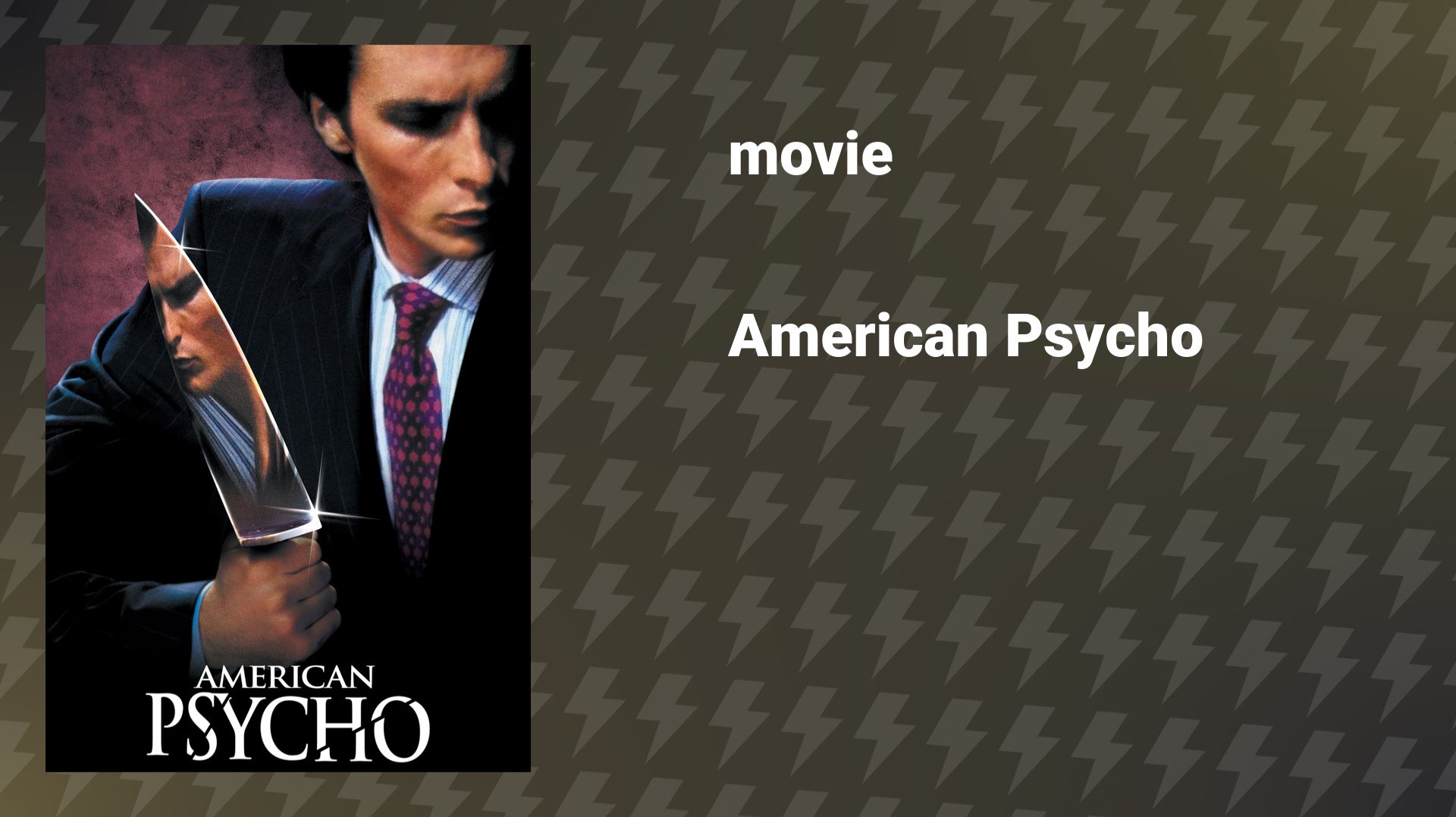 American Psycho (film, 2000) смотреть онлайн