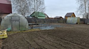 Посадки овощей в мае. Пашем землю сами.