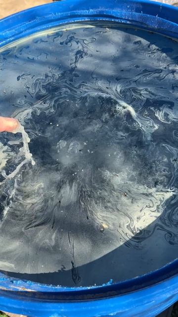 Странная муть в бочке после дождя, которой раньше не было смотреть онлайн