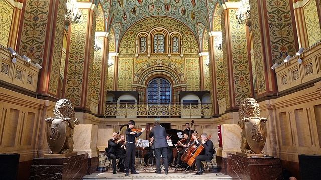 Г. Венявский - концерт №2 часть 2 "Романс" с камерным оркестром в ГИМ Москвы смотреть онлайн