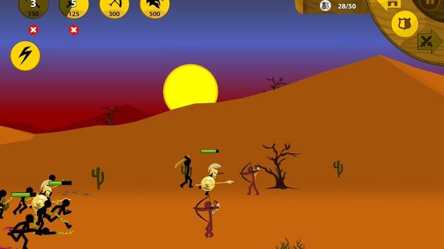 Stick War Legacy, миссия 37 ( insane, без баффов, без скинов)