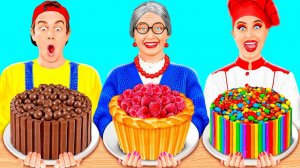 Кулинарный Челлендж# Я против Бабушки # Смешные ситуации с едой от TeenTeam Challenge