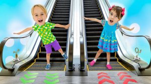 ВЛАД И НИКИ | Путешествие по Escalator Mall: учимся безопасности