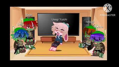 Tmnt!2012 react to Miyamoto Usagi GCRV (Part one & two)