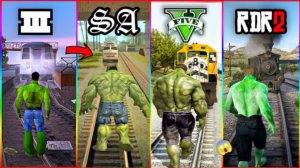 МОЖЕТ ЛИ ХАЛЕ ОСТАНОВИТЬ ПОЕЗД МЕТРО В ГТА И РДР ИГРЫ!