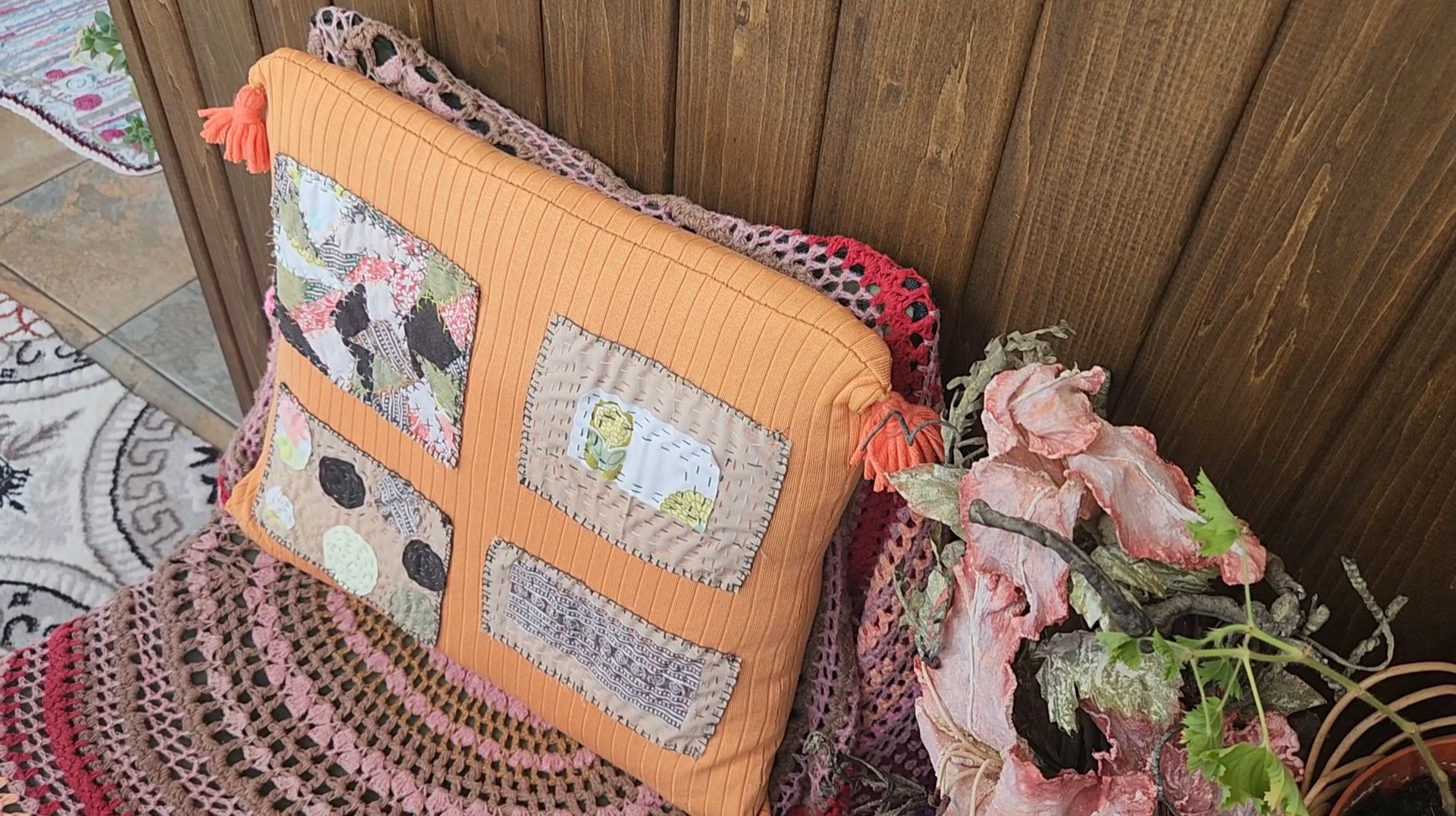 Новинки в декоре балкона 🌻 🪡 🧵
