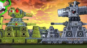 Первая встреча монстров! КВ-44 vs Карл-44 - Реакция на Геранд - Мультики про Танки Gerand Разбор ! ?