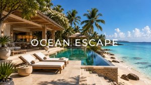 Luxury Deep House у океана 🌴 Tropical Poolside Chill & Summer Vibes