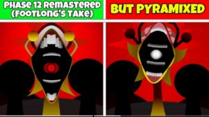 Sprunki Фаза 12 (Footlong's take) против 🆚 но Pyramixed