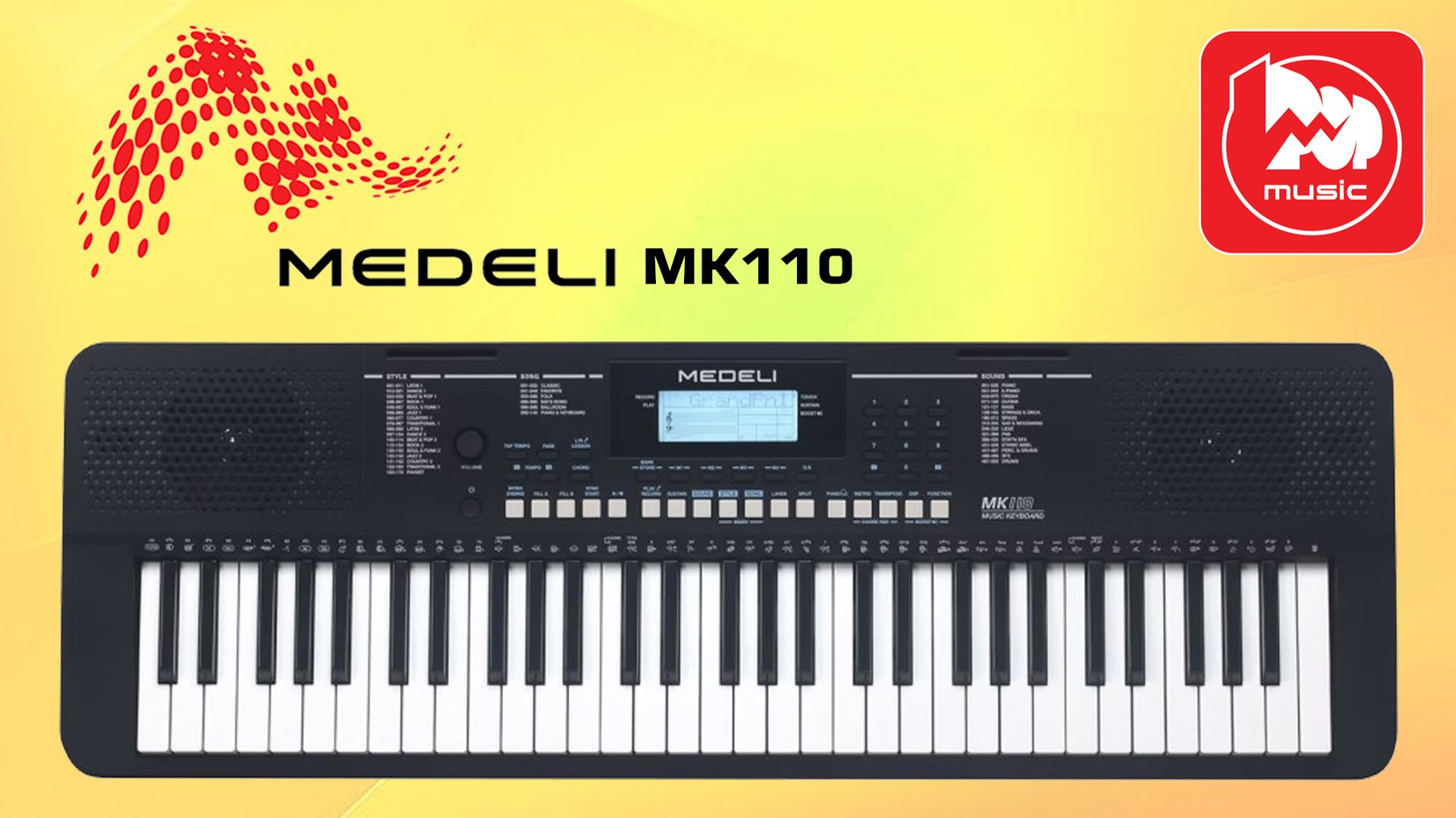 Синтезатор Medeli MK110 с входом для микрофона