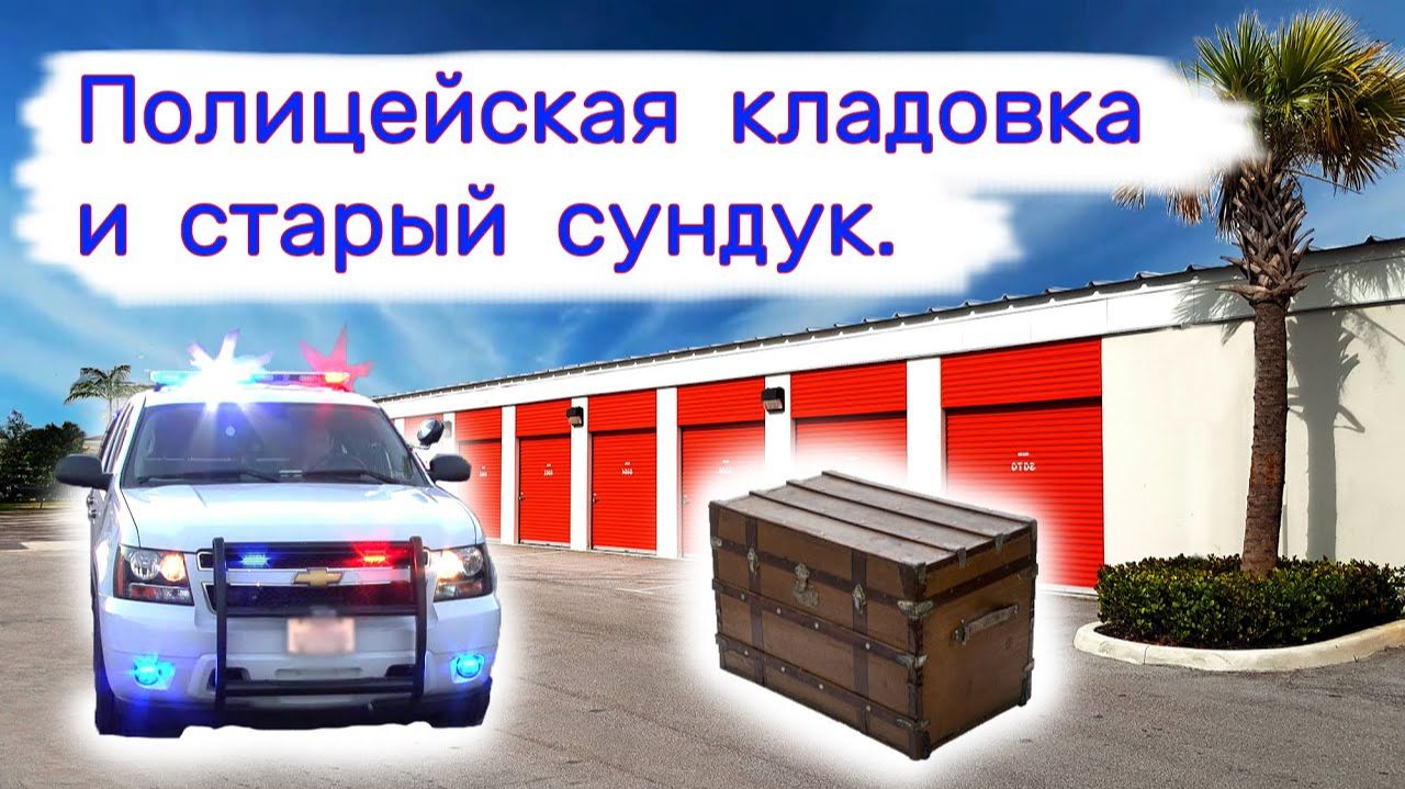АУКЦИОН КОНТЕЙНЕРОВ В США - Полицейская кладовка и старый сундук. Выпуск 354