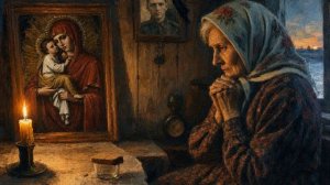 Мама с грустью сына ждет