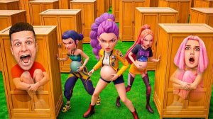 ПРЯТКИ В ШКАФАХ ОТ БЕРЕМЕННЫХ K-POP DEMON HUNTERS!!!