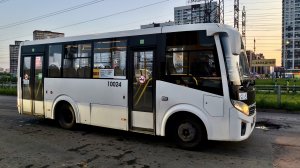 Автобус 885 «Питеравто» Ст. метро Парнас - Ст. метро Девяткино. Мурино
