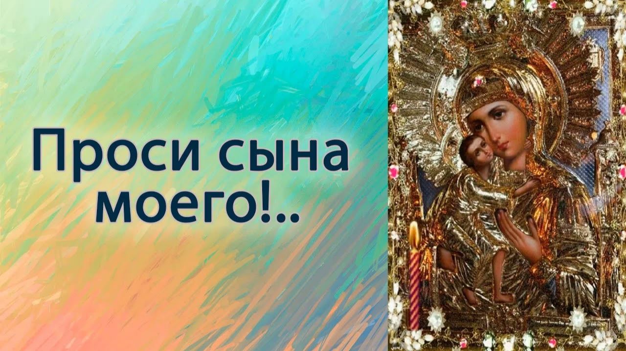 Проси Сына моего