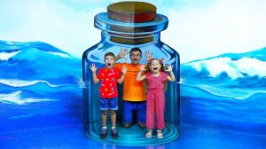 Диана и Рома посещают 3D музей художественного искусства