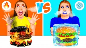 Холодная или Горячая Еда Челлендж # Сумасшедший челлендж от TeenTeam Challenge