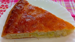 Вкуснейший пирог из молодой капусты. Попробуйте, не пожалеете.