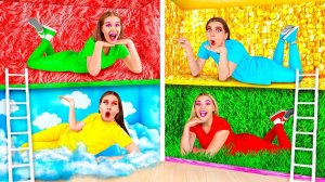 Секретные Домики под Кроватью # Четыре Цвета Челлендж от TeenTeam Challenge