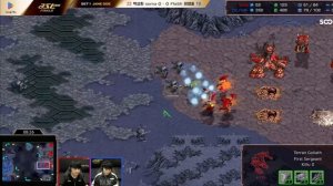 Старкрафт Финал FlaSh vs soma игра 1 bo7 ASL21