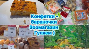 Закупка продуктов , конфетки - бараночки . Зоомагазин , хочу купить аквариум 😍