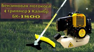 Обзор и испытание  мотокосы (триммера) Калибр БК-1800