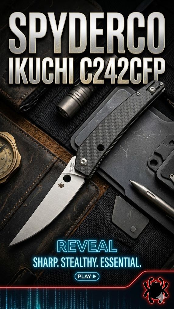 Нож Spyderco Ikuchi C242CFP