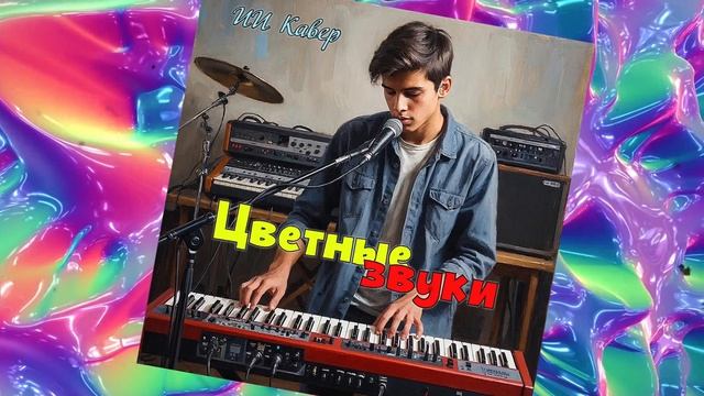 ЦВЕТНЫЕ ЗВУКИ ( Юрий Антонов, ВИА Синяя птица) - ИИ Кавер смотреть онлайн