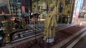 Проповедь епископа Максима в Вознесенском соборе