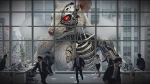 ЖЕЛЕЗНЫЙ  КОТ против Крысиного Короля - битва с кайдзю в Токио. Мультики для детей. Детские мультики